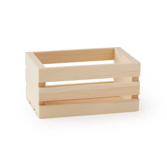 Mini Wood Crate by ArtMinds®